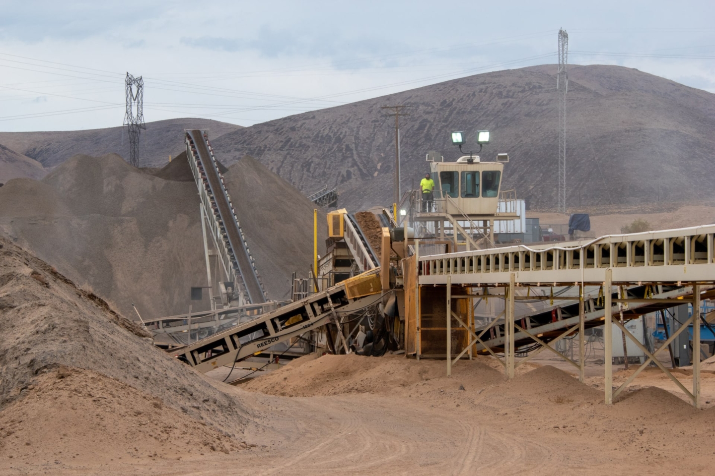 Aggregate crushing operation in Nevada • Photo by Mary-Ann Zykin