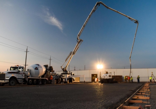 Concrete pump • Photo by Mary-Ann Zykin