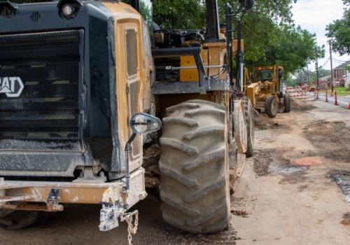 Road scraper machine • Photo by Mary-Ann Zykin